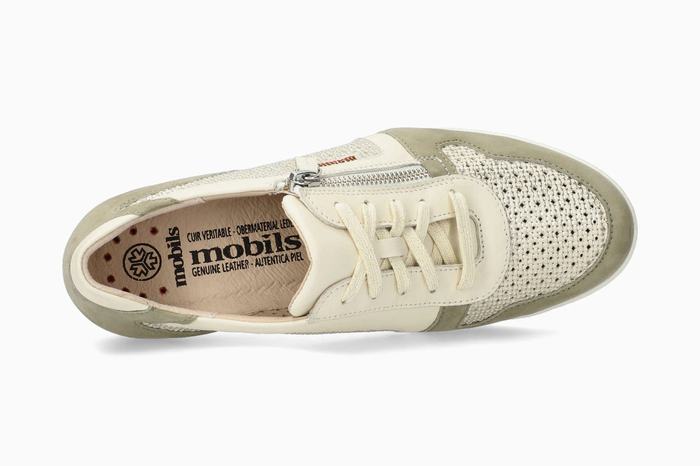 Abby Perf - Light Khaki - Image 3