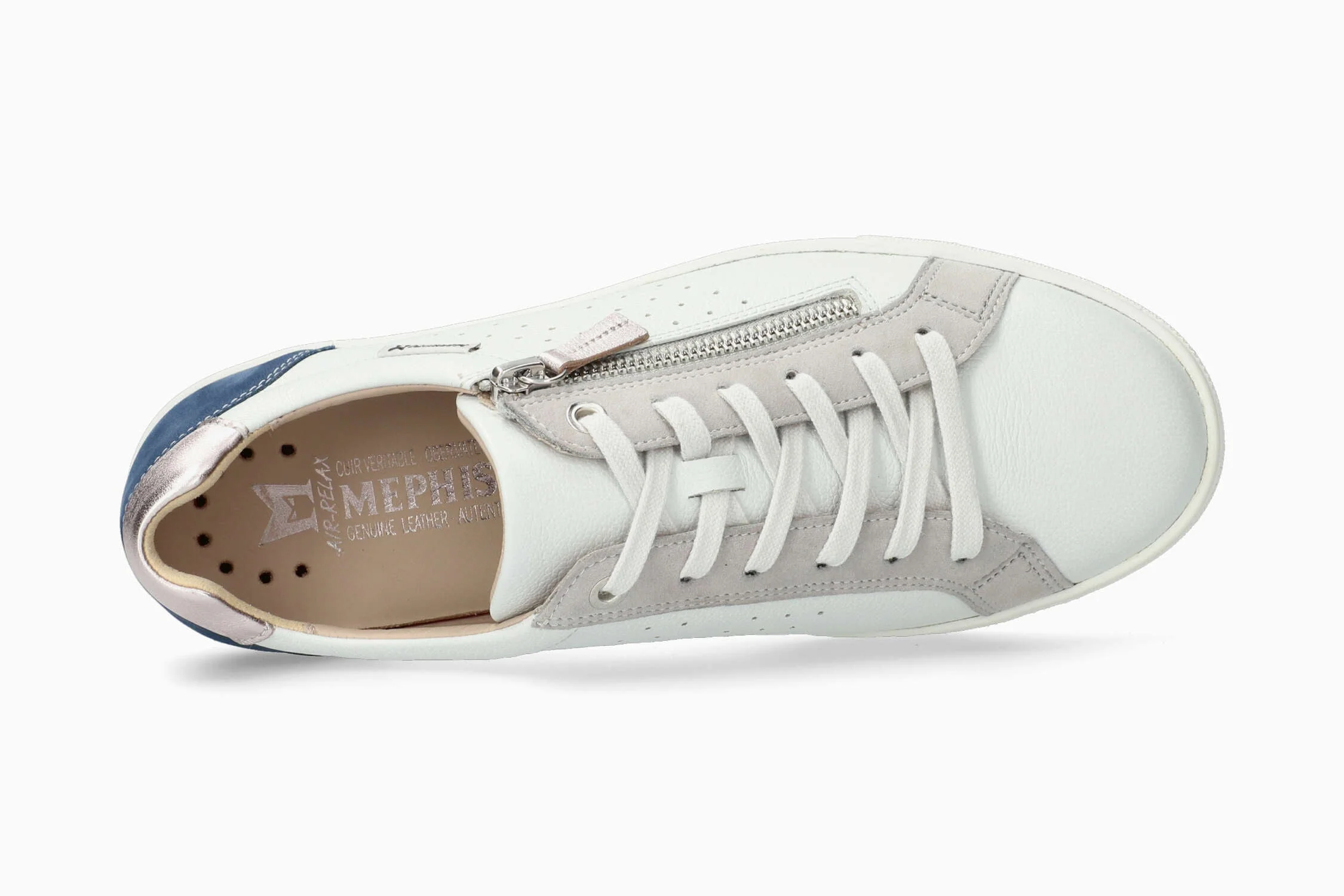 Nikita - White/Blue - Image 3